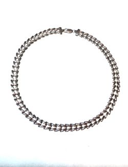 Fabulous 16" Silver Collar Necklace .925
