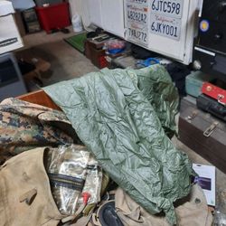 Military Unforms And Equipment Old And Newer