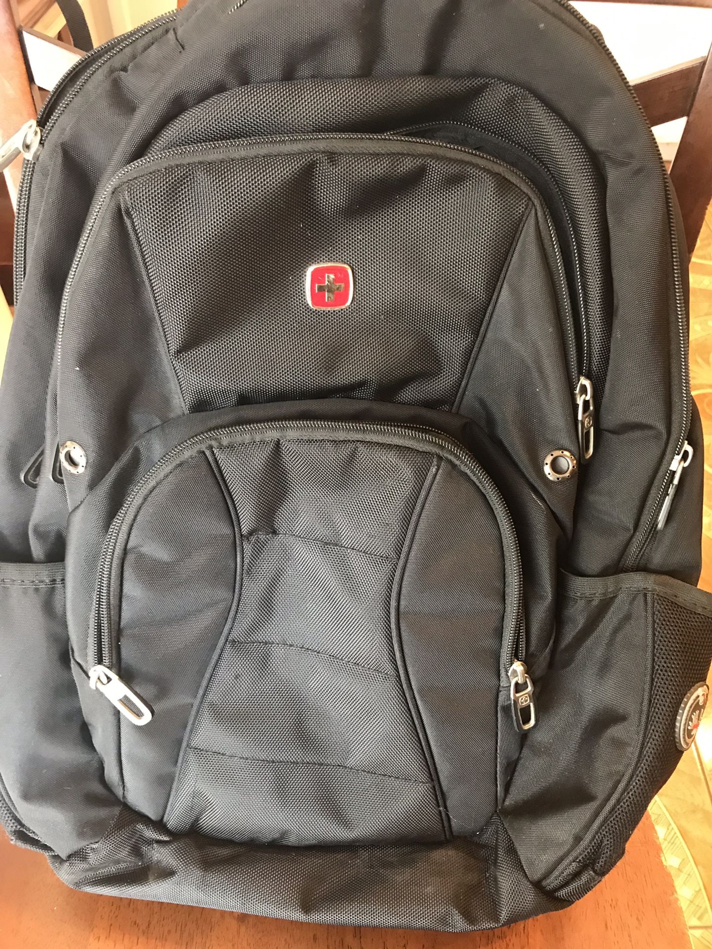 Swiss Gear Black TSA Friendly ScanSmart Laptop Backpack