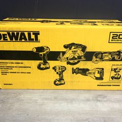 DEWALT BRUSHLESS 20V.  5-TOOL COMBO KIT