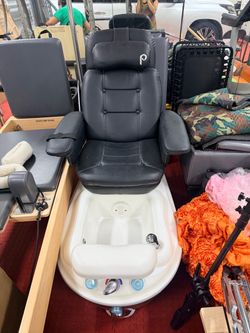 Salon Pedicure chair black