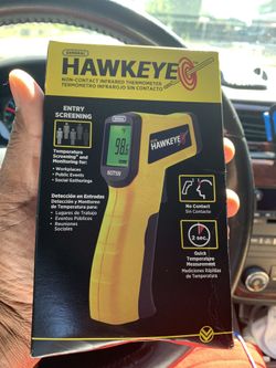 Hawkeye no touch temperature reader