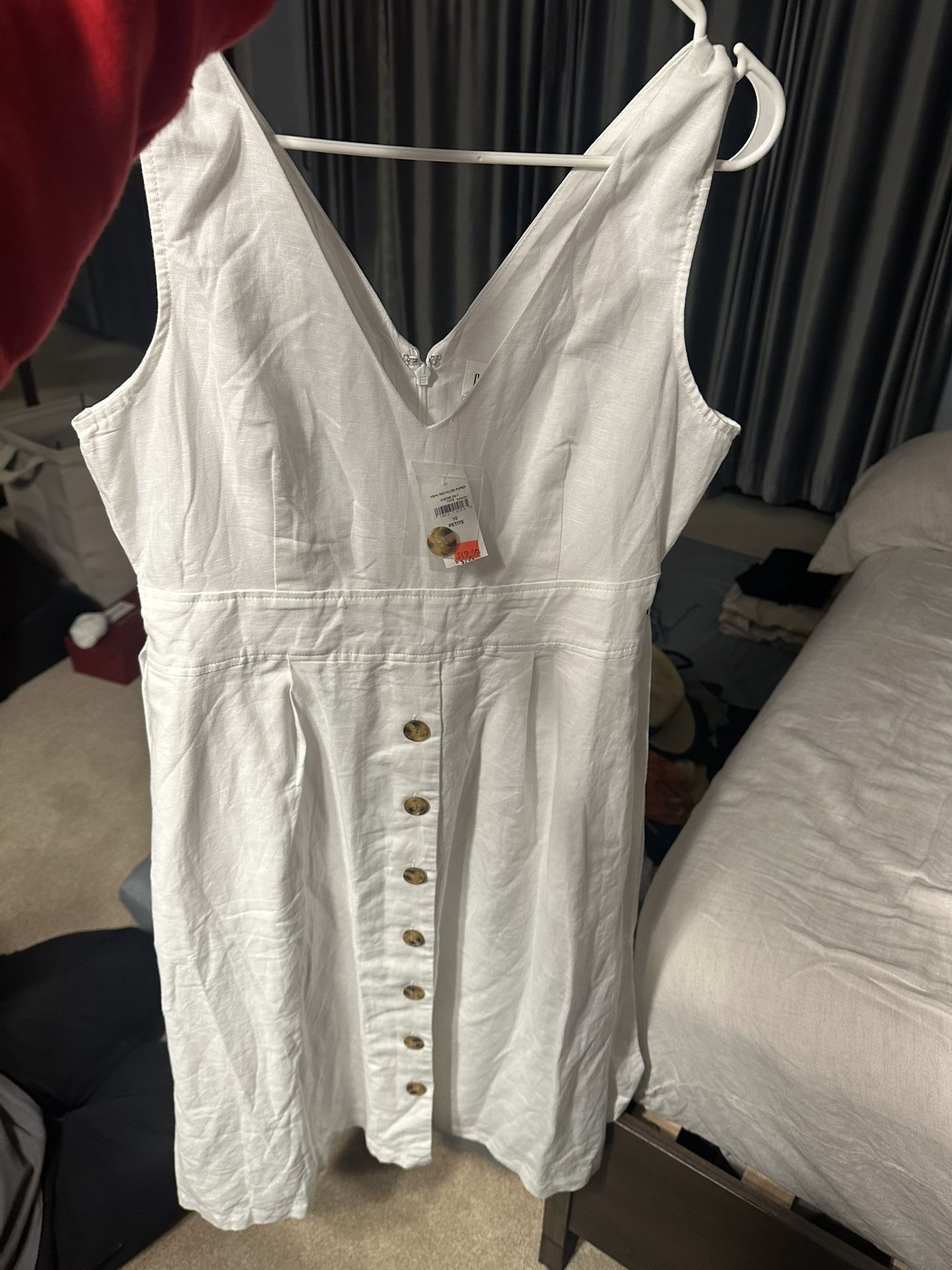 White Dress Gap Size 10