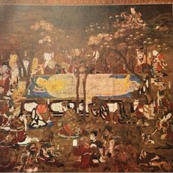 Amida Raigo Buddhism Buddha Original Vintage Fine Art Print Poster Japan 60’s Japanese Buddhist Antique Heian Period Kyoto -Printed in Italy HILLCREST