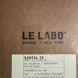 Santal 33 Le Labo