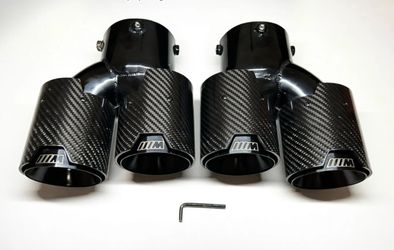 BMW M340i M240i M440i CARBON FIBER EXHAUST TIPS (NEW)