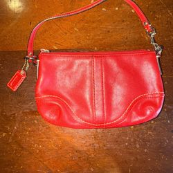Coach SoHo Red leather Clutch