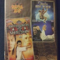 New sealed Double Feature DVD Shaolin King Boxer + Executioners Shaolin