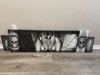 Day Of The Dead Wall Art- Canvas