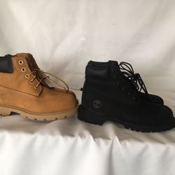 New Timberland boots for Youth sz 13 black or nutbuck