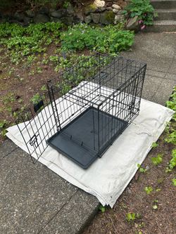 Small Double Door Metal Collapsible Kennel