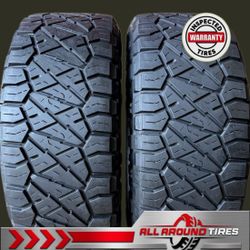 🔥 2 38x13.50R20 NITTO RIDGE GRAPPLER TIRES — 13/32” TREAD — $500 FOR BOTH! 🔥