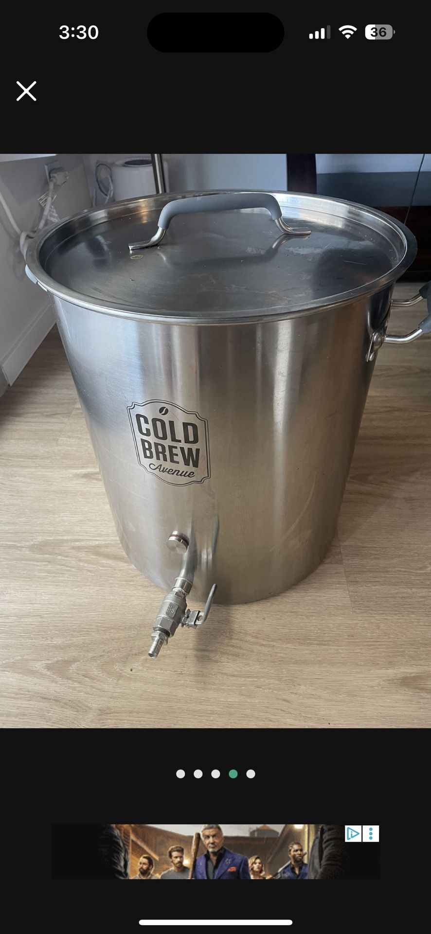 Commercial Cold Brew Coffee Brewer (15 Gallons)