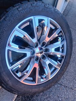 2025 NEW OEM ORIGINAL TAKEOFFS GMC SIERRA DENALI ULTIMATE 22 INCH TIRES OPEN COUNTRY TOYO ALL-TERRAIN 99 % DOT 1025 $ 2399 
