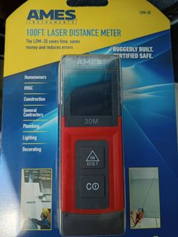 Ames Instruments Laser Distance Meter Model# LDM-30