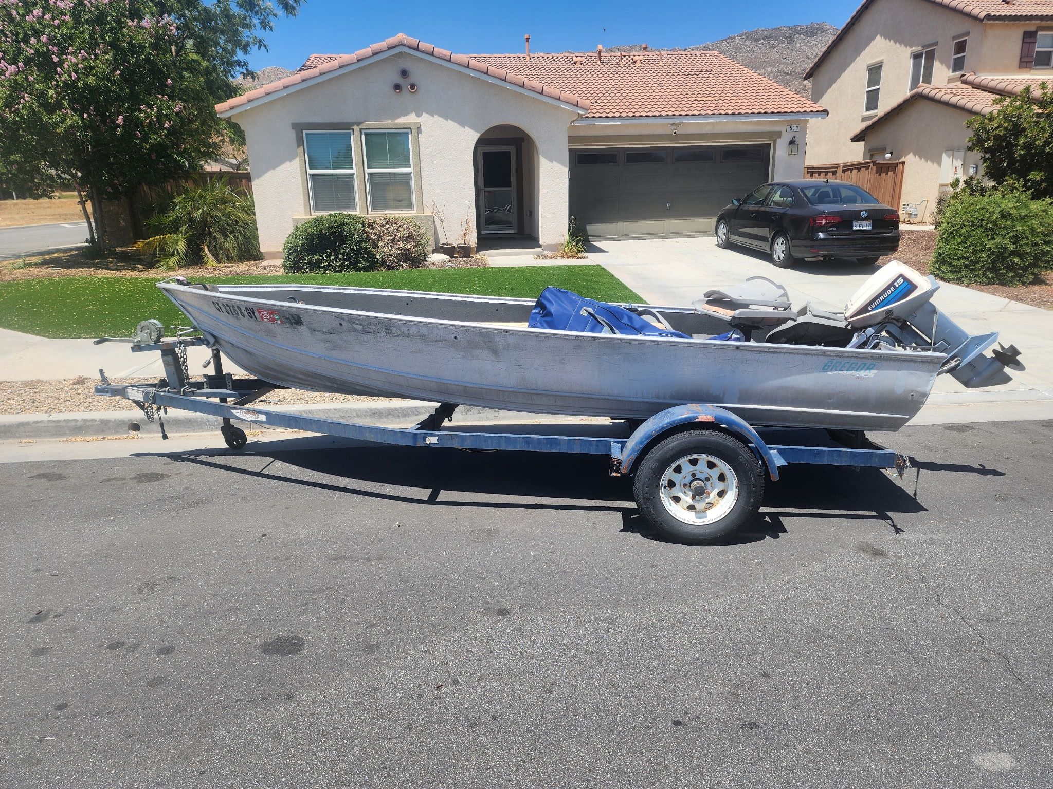 14ft Gregor Aluminum Fishing Boat