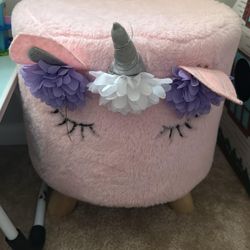Unicorn plush Stool 