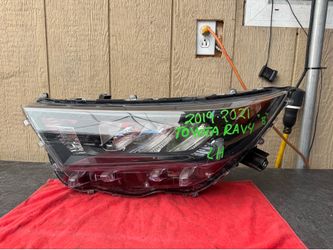 2019 2020 2021 TOYOTA RAV4 “B” LEFT SIDE HEADLIGHT OEM USED