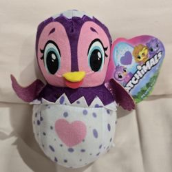 Hatchimals Purple Penguin Plush Toy
