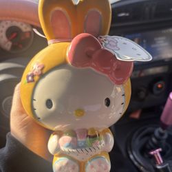 hello kitty easter bunny ceramic
