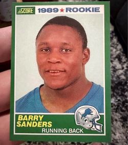 Barry Sanders — the 1989 Score Rookie #257.