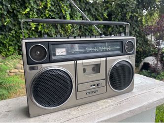 Sanyo Boombox Boom Box Stereo Cassette Radio