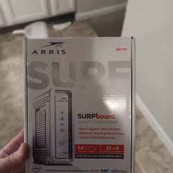 Arris Surfboard Docsis 3.0 Cable Modem 1.4 GBPS , 32x8 Channel 