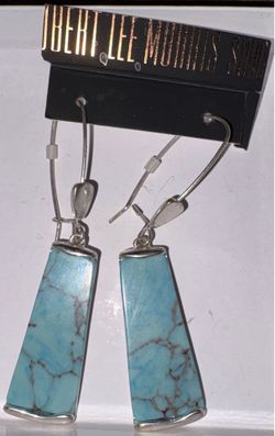 Robert Lee Morris Soho turquoise drop earrings