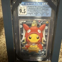 Pokemon Japanese Promo XY 150/XY-P Pretend Magikarp Pikachu 2015 CGC 9.5