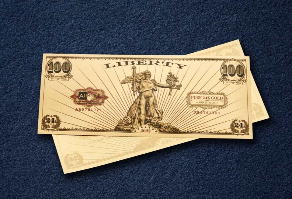 100mg Liberty Gold Leaf