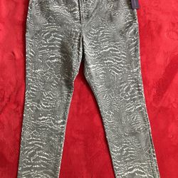 NYDJ SKINNY SLIMMING FIT JEANS WOMENS PANTS Size 20 Grey Animal Print ‼️Made In USA ‼️ NEW ‼️ Retail $79-$99