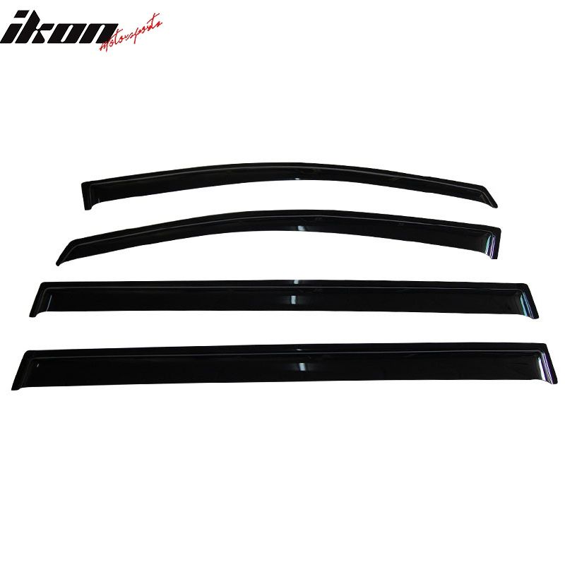 Fits 11-20 Toyota Sienna Window Visors Acrylic Sun Guard Rain Deflector 4Pc Set