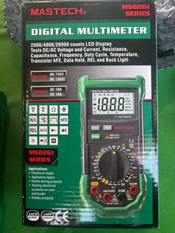 Multimetro digital auto rango.