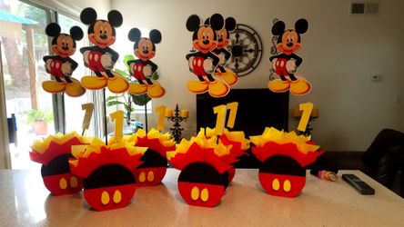 Mickey mous center pieces