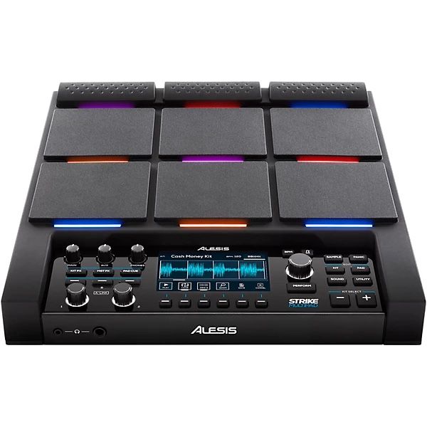 Bundle deal Alesis Strike MultiPad Percussion Pad plus PDS-20 Drum Pad Solid Stand Support Percussion Instruments, chrome
