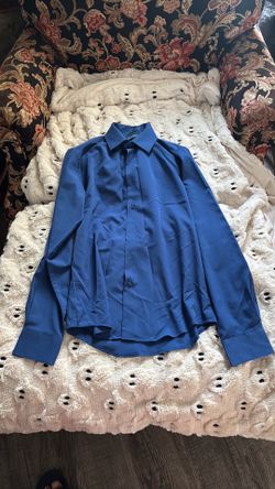 Boys Blue Dress Shirt