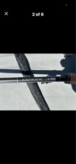 Shimano Expride 7'2" MH Glass 1 pc rod.