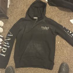 Amiri rose face hoodie