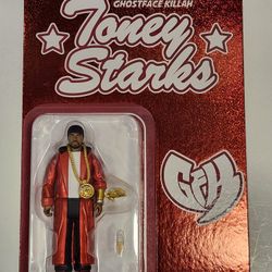 SUPER 7 REACTION FIGURES. WU-TANG-CLAN. GHOUSTFACE KILLAH. TONEY STARKS 3.75 " ACTION FIGURE.