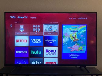 50 inch TCL Roku TV