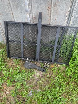 Hitch Mounted Cargo Carrier Mobility Scooter and Wheelchair Carrier Rack