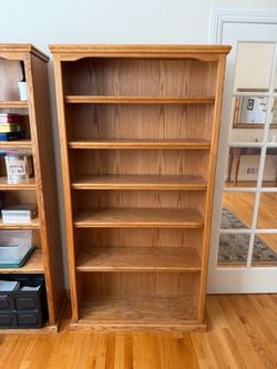 Solid wood oak shelf