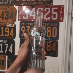 Vintage Orange Crush Bottle