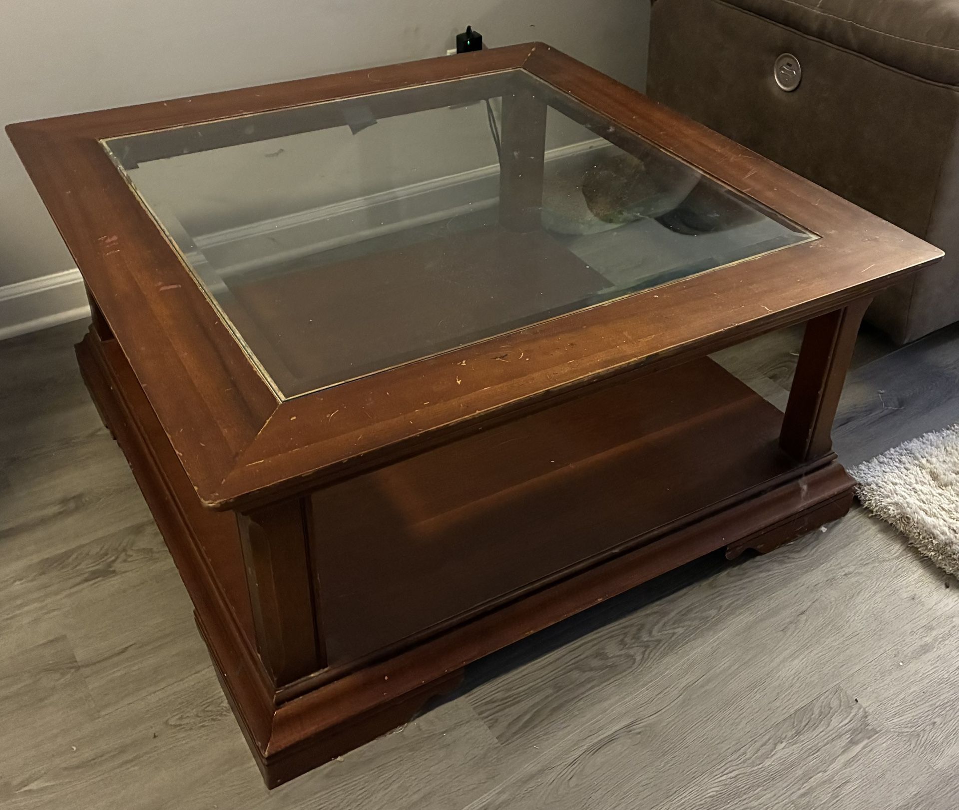 Glass Top Coffee Table