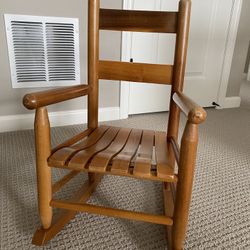 Kids Wooden Rocking Chair