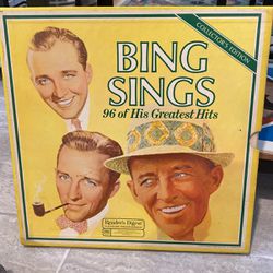 Bing Sings Vinyl Record 