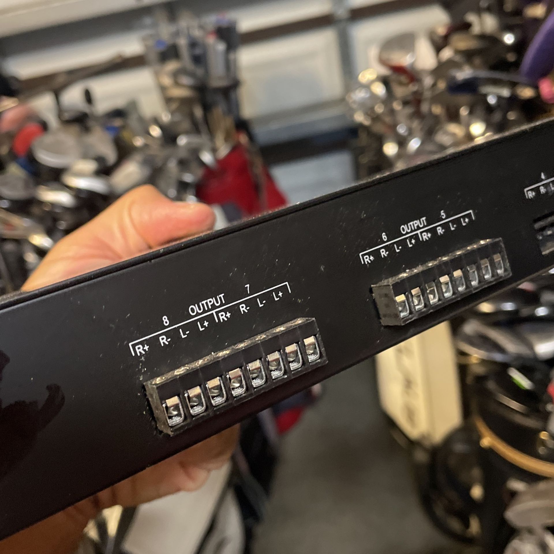 OSD Audio speaker selector