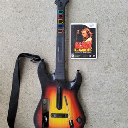 Wii Game.. Ac/dc Rockband Refurbished Guitar !!!