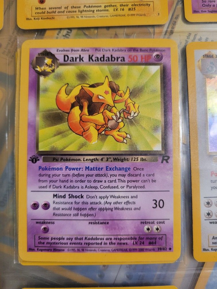 1st Edition Dark Kadabra #39 NM/M