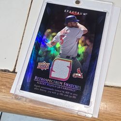 2008 Game Used King Albert pujols
